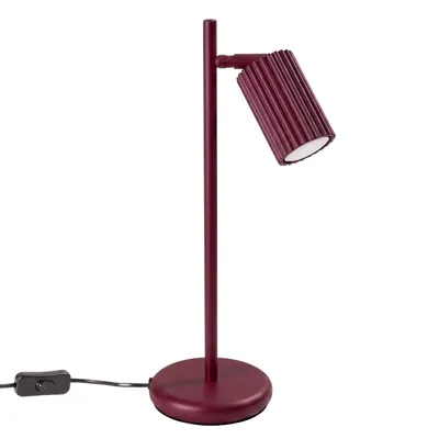 Lampa biurkowa KARBON burgund
