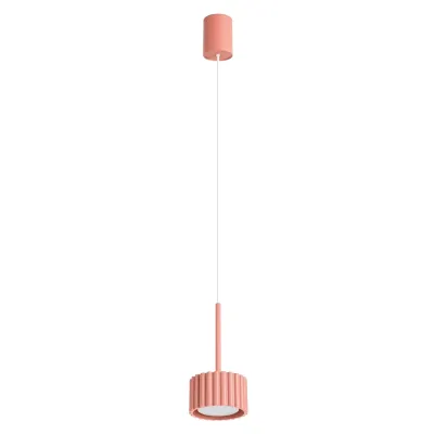 Lampa wisząca AURA 1 brzoskwiniowa Gx53 + 1X Żarówka LED GX53 3000K 8W 720lm