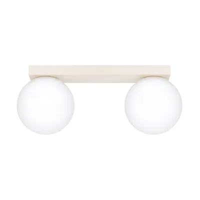 Plafon YOLI 2 beżowy + 2X Żarówka LED G9 3000K Ciepła 3W 192lm