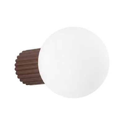 Kinkiet HALO brązowy IP44 + 1X Żarówka LED G9 3000K Ciepła 3W 192lm