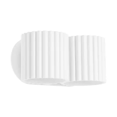 Kinkiet AURA 2 biały G9 + 2X Żarówka LED G9 3000K Ciepła 3W 192lm