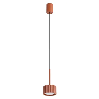 Lampa wisząca AURA 1 ochra czerwona Gx53 + 1X Żarówka LED GX53 3000K 8W 720lm