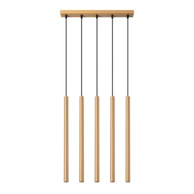 Lampa wisząca PASTELO 5L złota