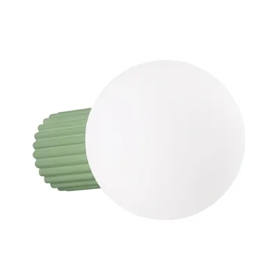 Kinkiet HALO szałwiowy IP44 + 1X Żarówka LED G9 3000K Ciepła 3W 192lm