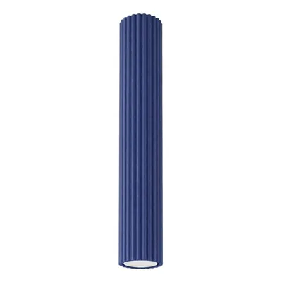 Plafon KARBON 40 ultramaryna + 1X Żarówka LED GU-10 3000K Ciepła 7W 510lm