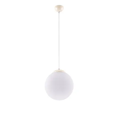 Lampa wisząca UGO 30 beżowa + 1X Żarówka LED E27 3000K Ciepła 7,5W 620lm