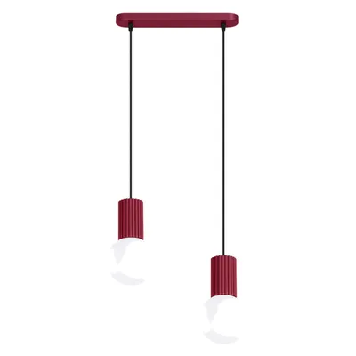 Lampa wisząca HALO 2L burgund