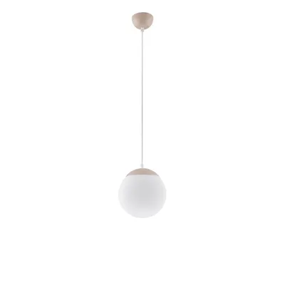 Lampa wisząca UGO 20 taupe + 1X Żarówka LED E27 4000K Zimna 7,5W 690lm