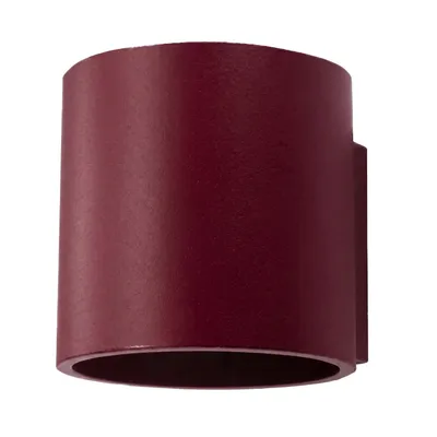 Kinkiet ORBIS 1 burgund + 1X Żarówka LED G9 3000K Ciepła 3W 192lm