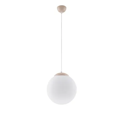 Lampa wisząca UGO 30 taupe + 1X Żarówka LED E27 4000K Zimna 7,5W 690lm