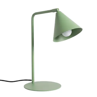 Lampa biurkowa NOX szałwiowa + 1X Żarówka LED E14 3000K Ciepła 7,5W 620lm