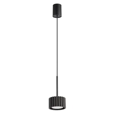 Lampa wisząca AURA 1 czarna Gx53 + 1X Żarówka LED GX53 4000K 8W 720lm