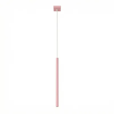 Lampa wisząca PASTELO 1 różowa + 1x Żarówka LED G9 3000K Ciepła 3W 192lm