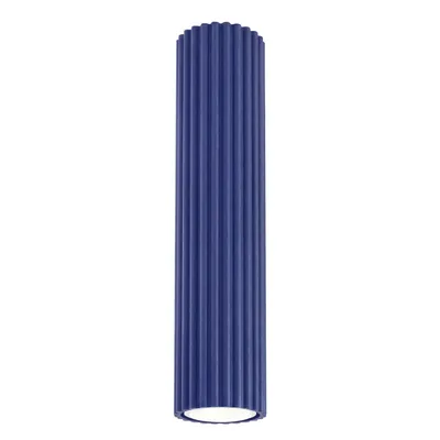 Plafon KARBON 30 ultramaryna + 1X Żarówka LED GU-10 4000K Zimna 7W 530lm
