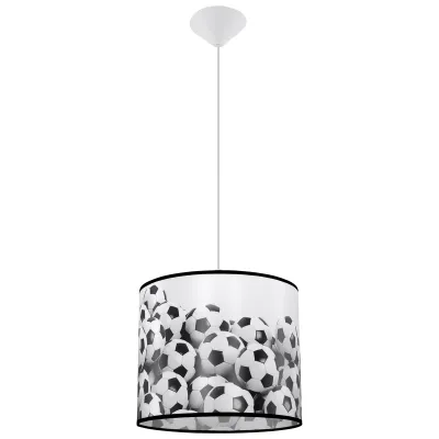 Lampa wisząca PIŁKA B 30 abażur do pokoju dziecięcego kolorowy E27 LED nowoczesny zwis SOLLUX LIGHTNIG