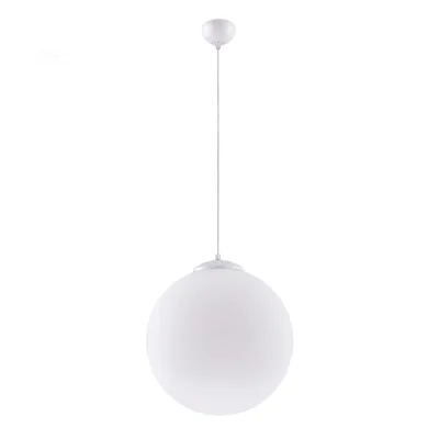 Lampa wisząca UGO 40 biała + 1X Żarówka LED E27 3000K Ciepła 7,5W 620lm
