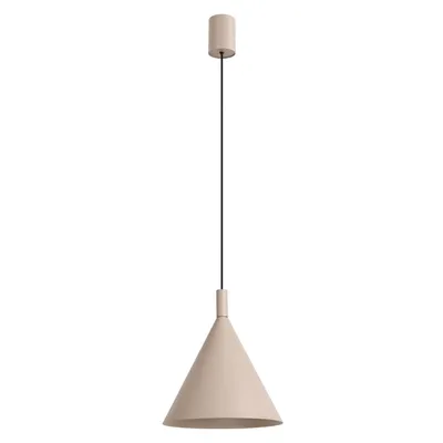 Lampa wisząca NOX 25 taupe + 1X Żarówka LED E27 4000K Zimna 7,5W 690lm