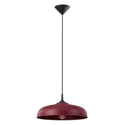 Lampa wisząca GINA burgund + 1X Żarówka LED E27 3000K Ciepła 7,5W 620lm