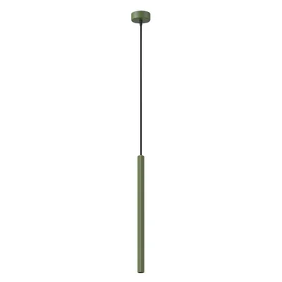 Lampa wisząca ARCHE 1 zielona oliwka + 1X Żarówka LED G9 3000K Ciepła 3W 192lm