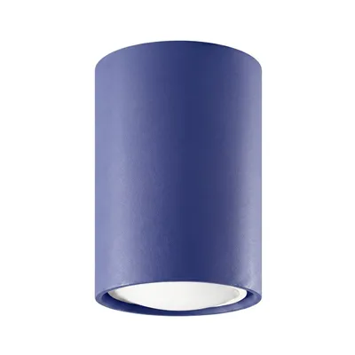 Plafon LAGOS 10 ultramaryna + 1X Żarówka LED GU-10 3000K Ciepła 7W 510lm
