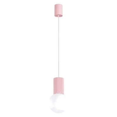 Lampa wisząca HALO 1 różowa