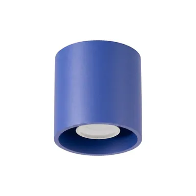 Plafon ORBIS 1 ultramaryna + 1X Żarówka LED GU-10 4000K Zimna 7W 530lm