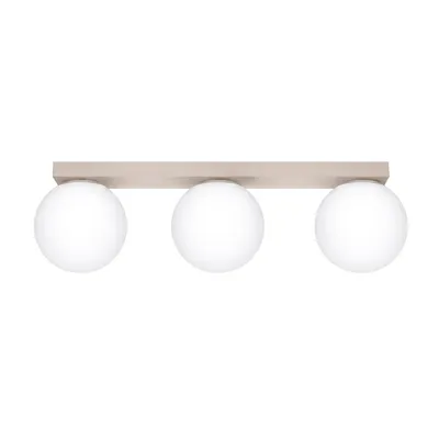 Plafon YOLI 3 taupe + 3X Żarówka LED G9 4000K Zimna 3W 204lm