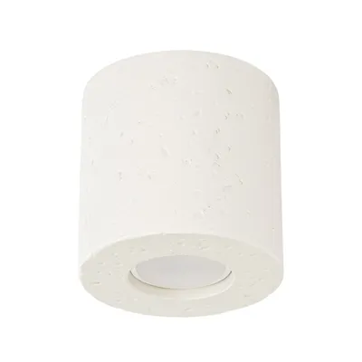 Plafon ORBIS beton beżowy + 1X Żarówka LED GU-10 4000K Zimna 7W 530lm