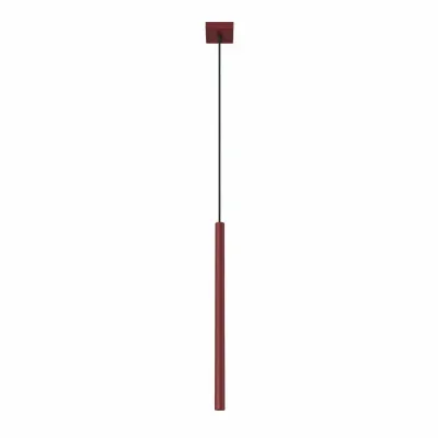 Lampa wisząca PASTELO 1 burgund