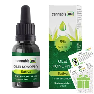 Olejek konopny 5% 500mg 10ml