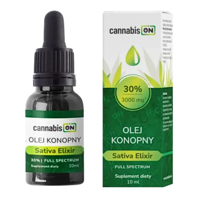 Olej konopny 30% Sativa Elixir - 10ml