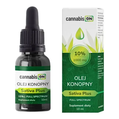 Olejek konopny 10% Sativa Plus - 10ml