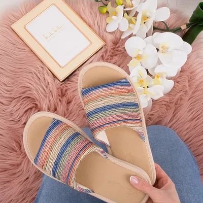 Kapcie damskie Natural Style NS-034 Beżowy