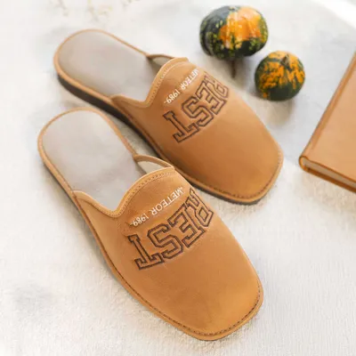 Kapcie męskie Natural Style NS-500 Rude