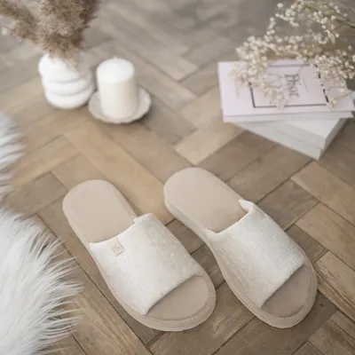 Kapcie damskie Natural Style NS-075 Białe