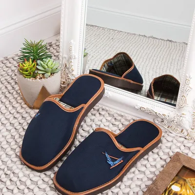 Kapcie męskie Natural Style NS-057 Granatowe