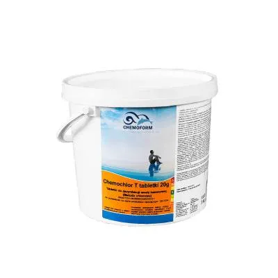 CHEMOCHLOR T TABLETKI - 20 g / 5 kg - CHLOR DO BASENU CHEMIA CHEMOFORM