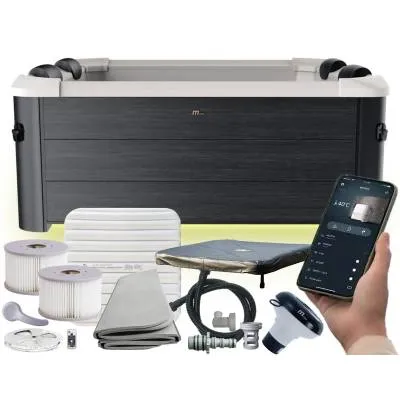 Panelowe jacuzzi spa OSLO PLUS 180x180x65 cm 6 os. UVC LED WiFi - MSpa F-OS063WP