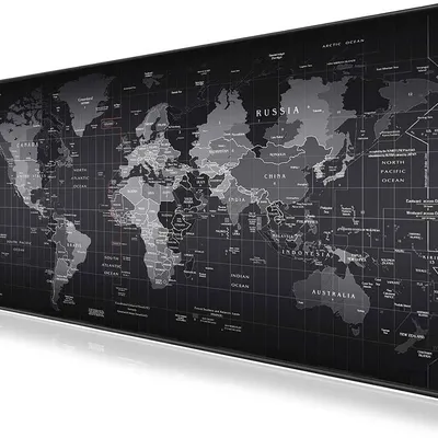 Podkładka pod mysz | 80x30 cm | mapa świata | MP-002