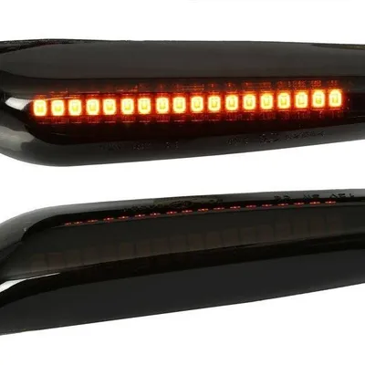 Lampki kierunkowskazów bocznych LED zasilane z W5W | dynamiczne | do BMW E36, E46, E90 E91 E92 E93, E60 E61, E81 E82 E87 E88 | PL18010B5-D-T10