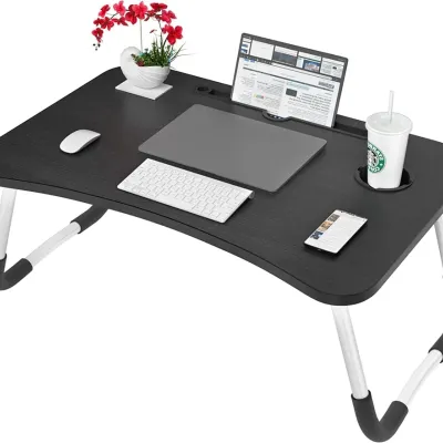 Podkładka pod laptopa | Składany stolik śniadaniowy | Podstawka do łóżka | LFD-6040-BLACK