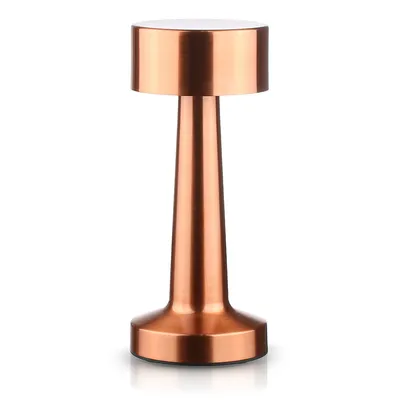 Bezprzewodowa lampka stołowa | Dotykowa lampka nocna z regulowaną barwą światła | Lampka USB | HJA10-COPPER