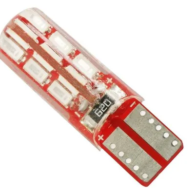Żarówka samochodowa LED W5W T10 24 SMD 3014 CAN BUS Silikon