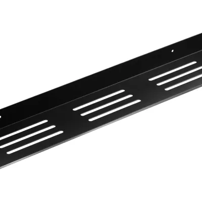 Czarna pólka pod prysznic 60cm | Półka wisząca | BDS-L60CM-B| Metalowa półka łazienkowa