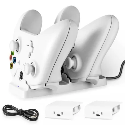 Ładowarka do padów Xbox One S/X | stacja dokująca z dwoma akumulatorami | HB-P04
