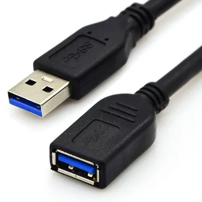 Przedłużacz USB 3.0 | wtyki męski + żeński | 1 metr | UE3.0-1M