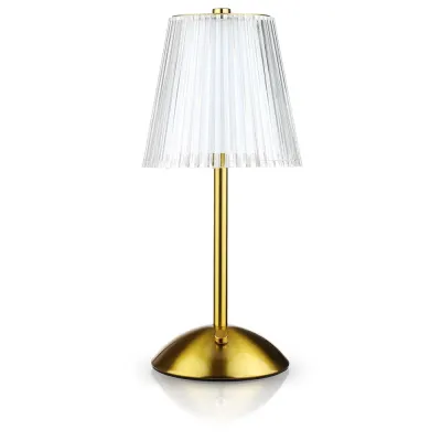 Lampa stołowa z wbudowanym akumulatorem | Lampa nocna z trzema barwami świecenia | Nastrojowa lampka do hotelu, restauracji | DTL-C130