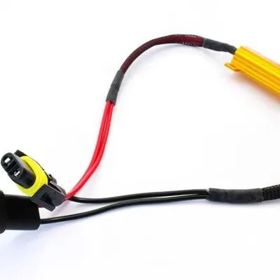 Filtr LED CAN BUS 50W 8Ω - oprawka H8 H9 H11 | D-50W-8-H11