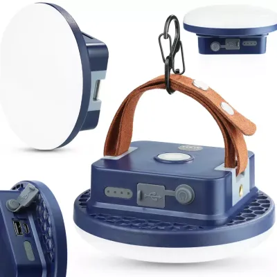 Lampka kempingowa z silnym magnesem i funkcją powerbanka | 88 diod LED, 8400mAh, 2000llm, 3 barwy światła z płynną regulacją jasności | BM-L05