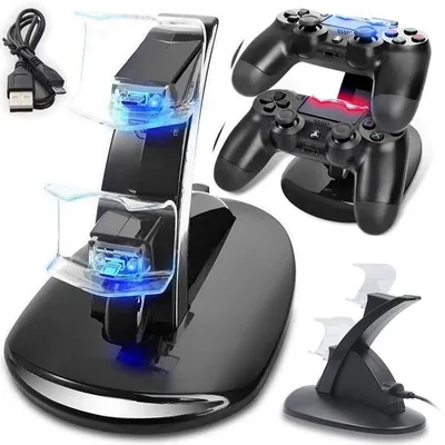 Stacja dokująca do ładowania 2 padów PS4 | HB-P02